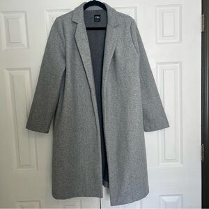 Zara Wool Open-Front Coat
